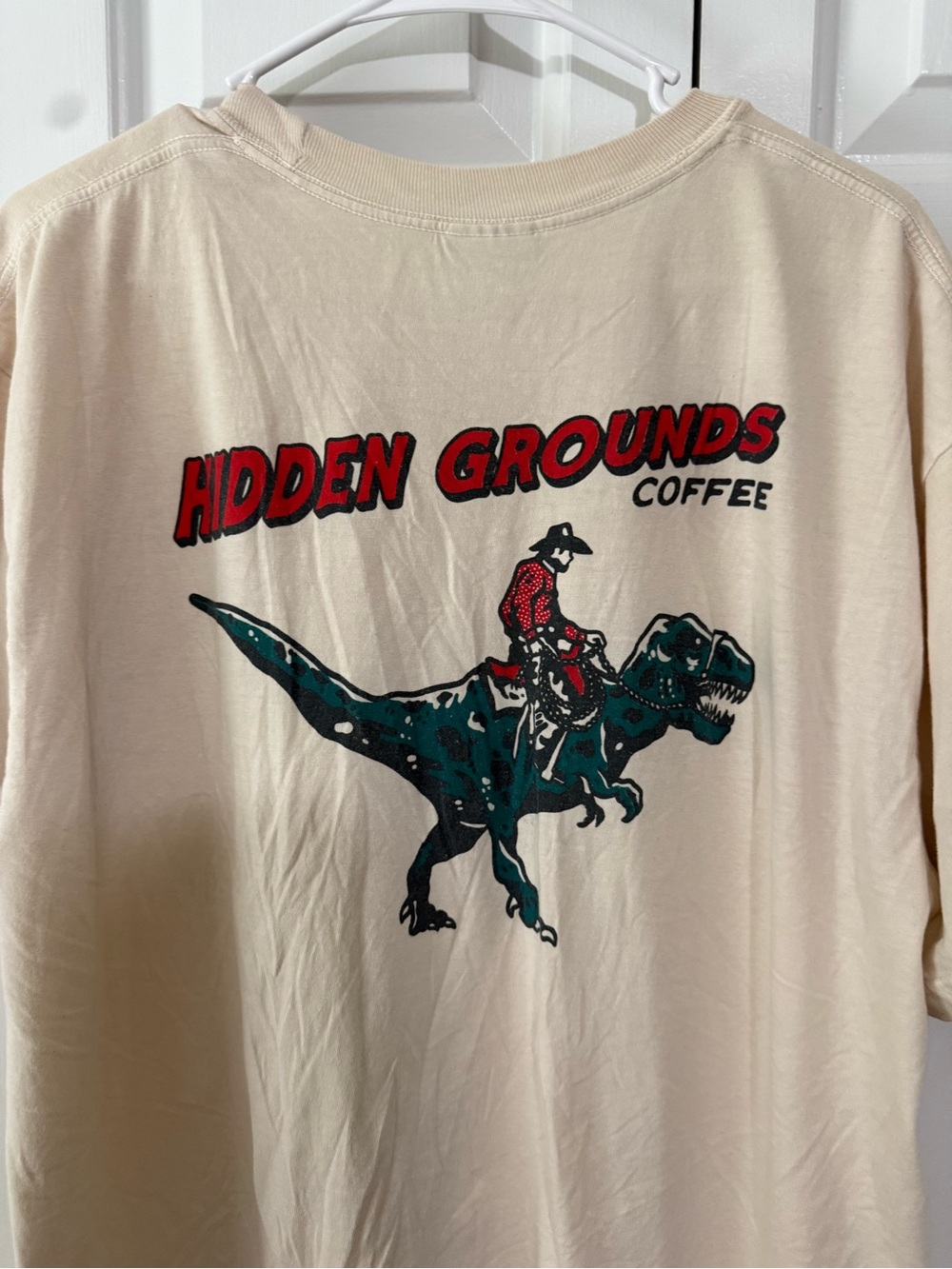 “Hidden Grounds” Cowboy limited edition dinosaur t shirt - Picture 4 of 8
